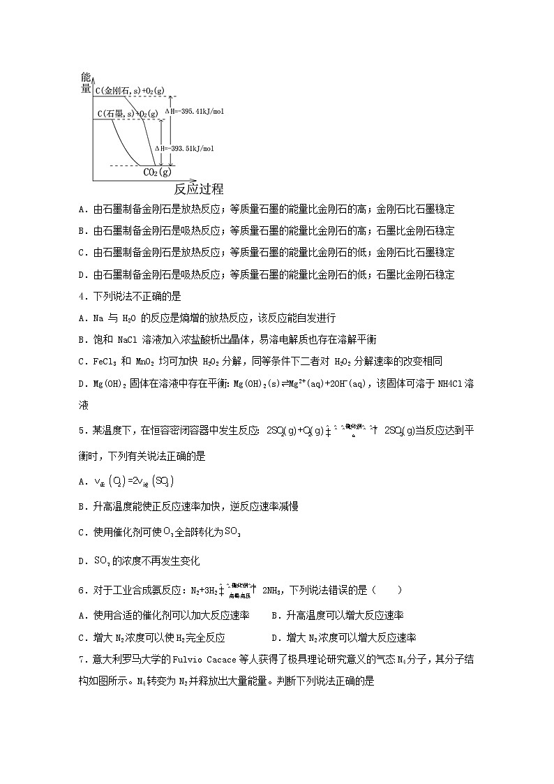 2021_2022学年高中化学第二章化学反应方向限度与速率第四节化学反应条件的优化_工业合成氨四练习含解析鲁教版选择性必修102