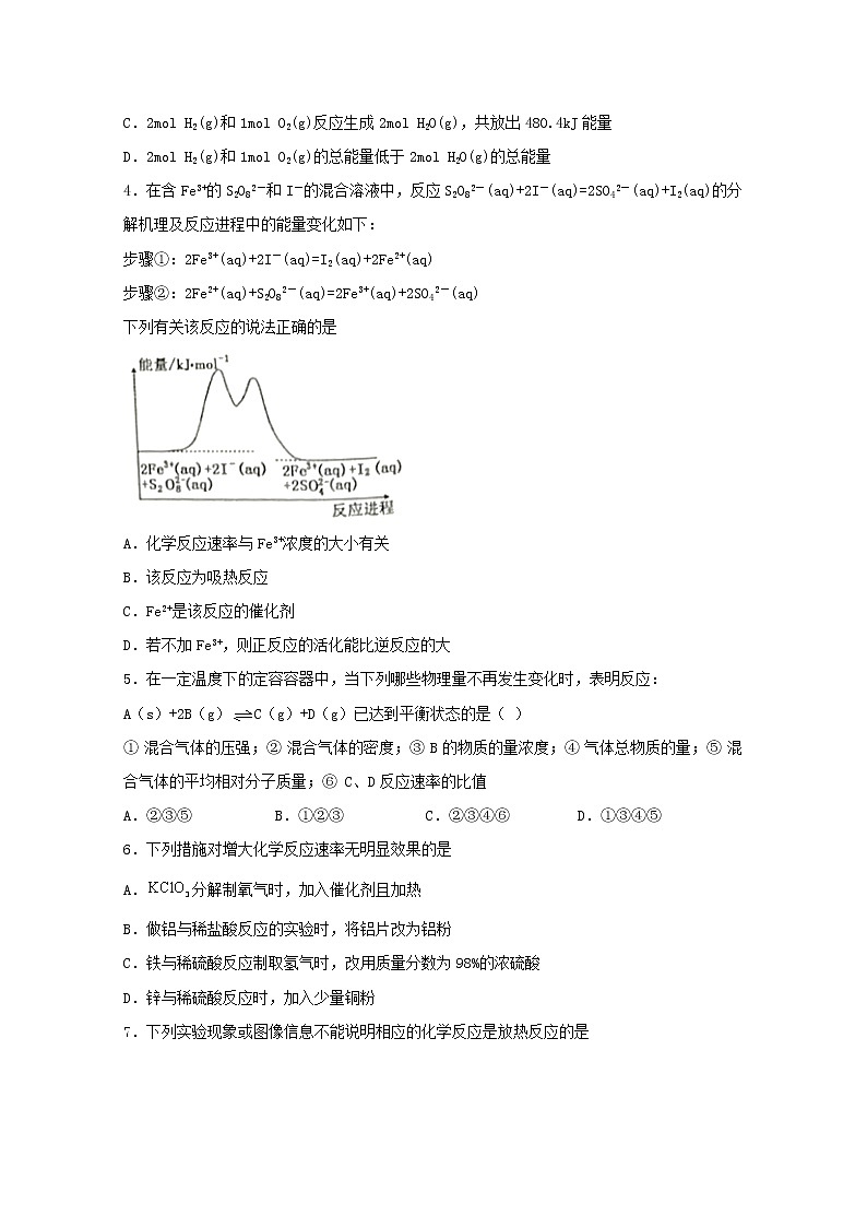 2021_2022学年高中化学第二章化学反应方向限度与速率化学反应的选择与反应条件的优化五含解析鲁教版选择性必修1练习题第2页
