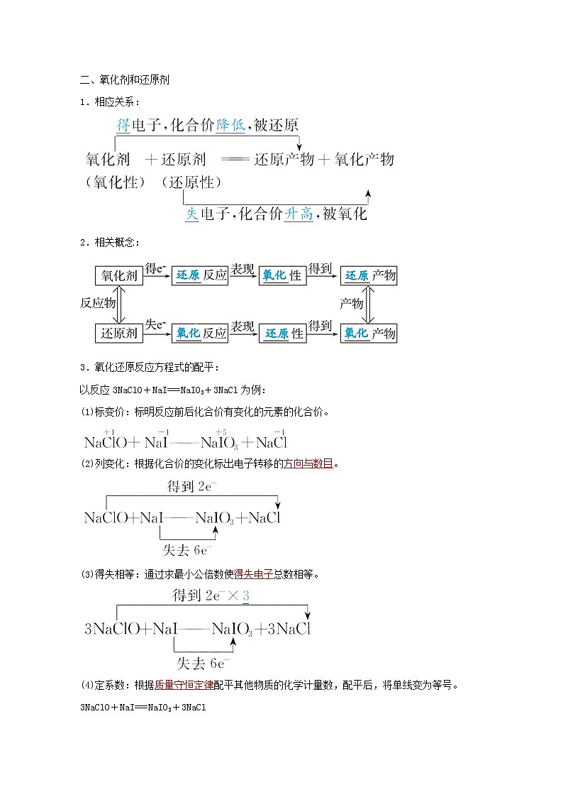 2021_2022学年高中化学专题3从海水中获得的化学物质第一单元第2课时氧化还原反应含配平学案苏教版必修103
