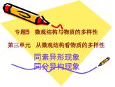 专题五第三单元同素异形现象同分异构现象课件-2021-2022学年高中化学苏教版（2019）必修第一册