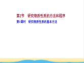 2021_2022学年新教材高中化学第1章认识化学科学第2节第1课时研究物质性质的基本方法课件鲁科版必修1
