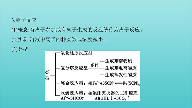 新教材高考化学总复习专题二化学物质及其变化第2讲离子反应课件第7页