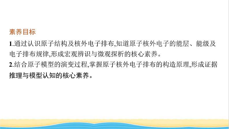 高中化学第一章原子结构与性质第一节第一课时能层与能级基态与激发态原子光谱构造原理与电子排布式课件新人教版选择性必修第二册第2页