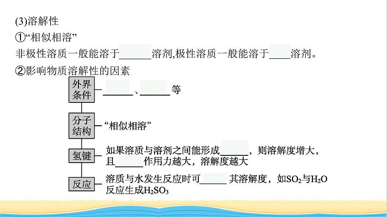 高中化学第二章分子结构与性质第三节第二课时分子间的作用力分子的手性课件新人教版选择性必修第二册08