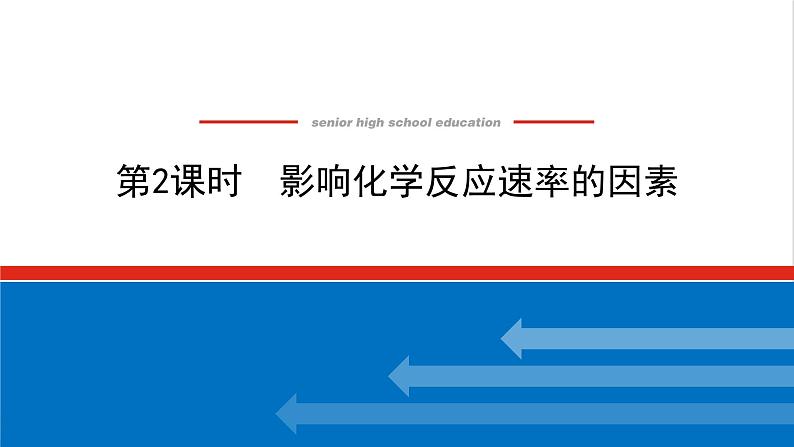 高中化学专题2化学反应速率与化学平衡1.2影响化学反应速率的因素课件苏教版选择性必修101