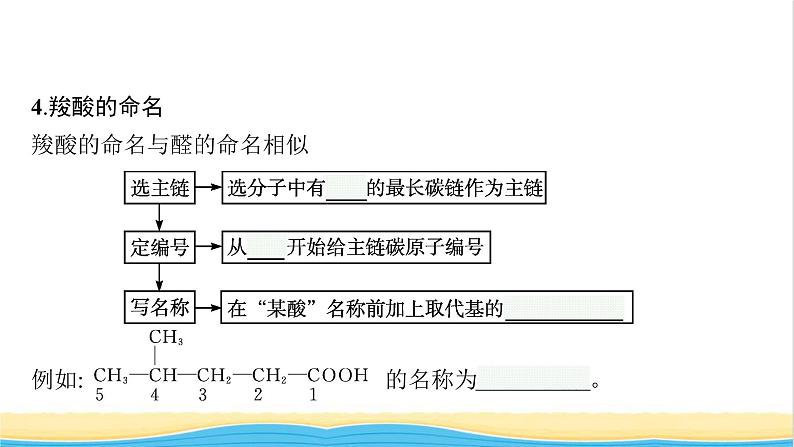 高中化学第2章官能团与有机化学反应烃的衍生物第4节第1课时羧酸酯和油脂课件鲁科版选择性必修307