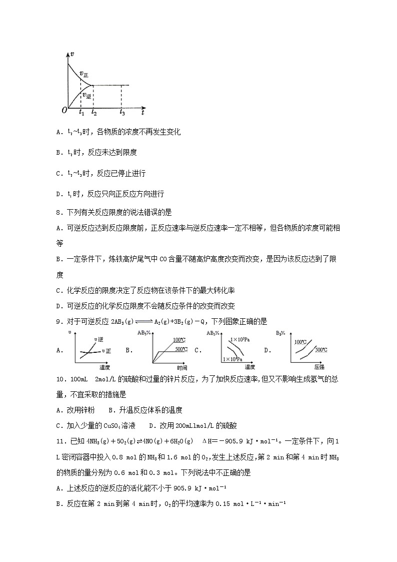 2021_2022学年新教材高中化学第二章化学反应方向限度与速率单元过关检测一含解析鲁教版选择性必修1第3页