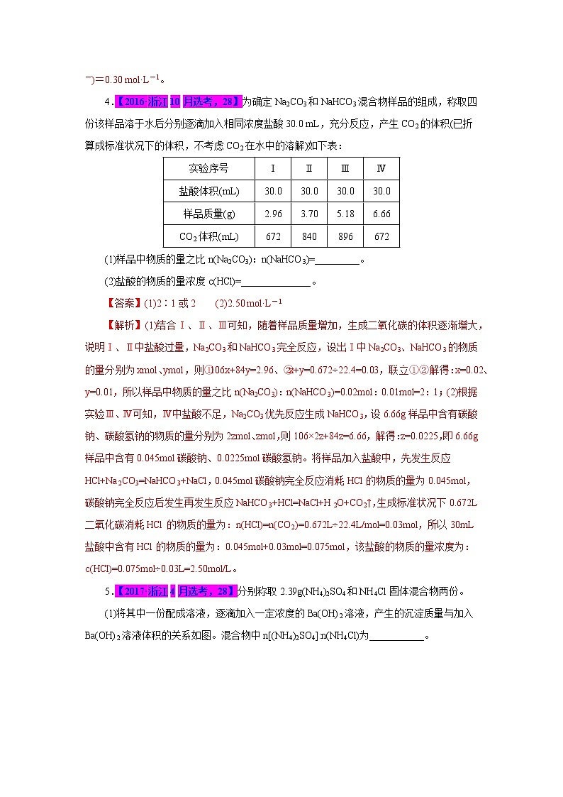 专题18  化学计算（解析版）第3页