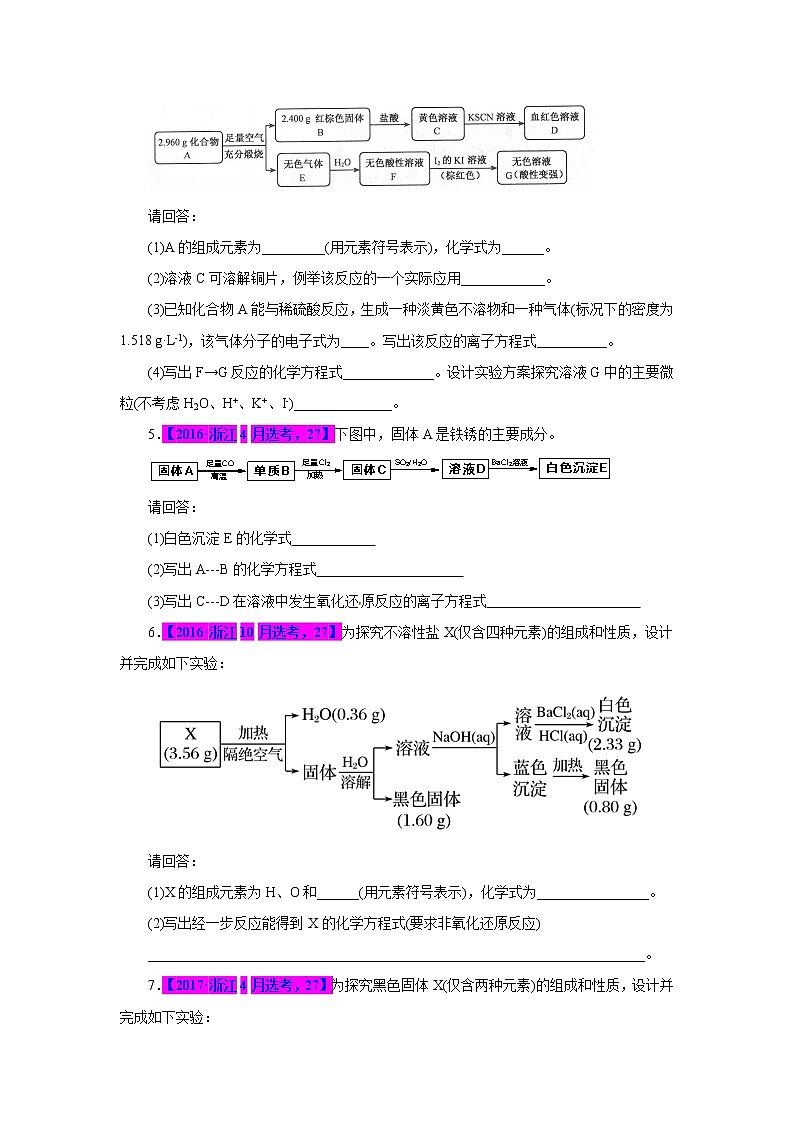 专题19  无机综合推断（原卷版）第3页