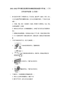 2021-2022学年湖北省黄冈市麻城实验高级中学高二（下）月考化学试卷（2月份）