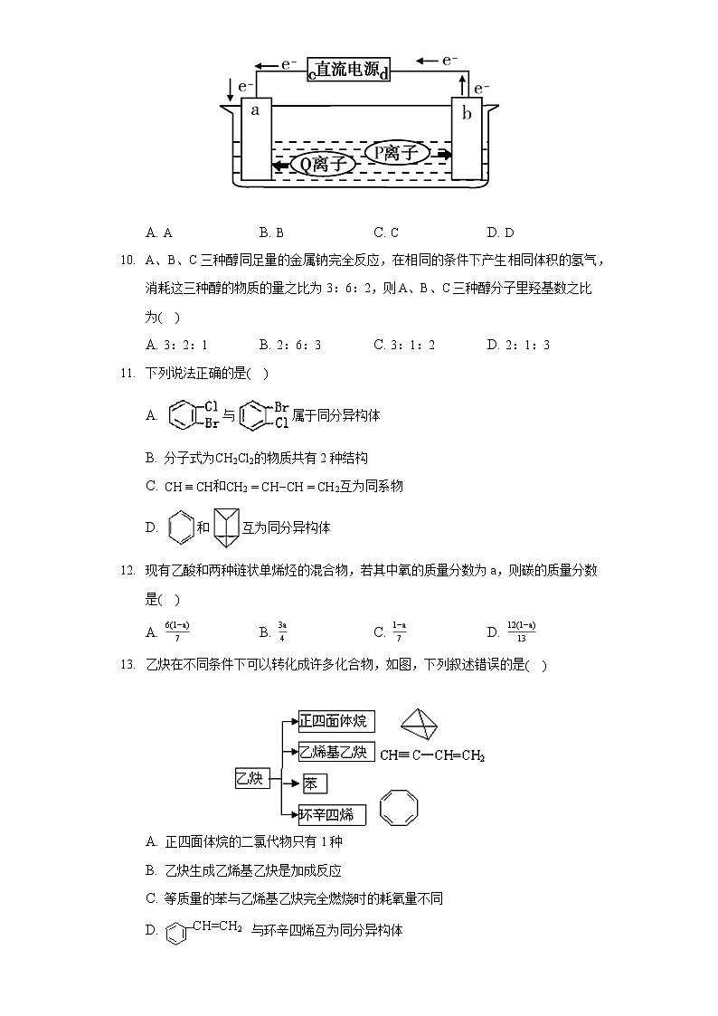 2020-2021学年甘肃省武威市民勤一中高二（下）第一次月考化学试卷第3页