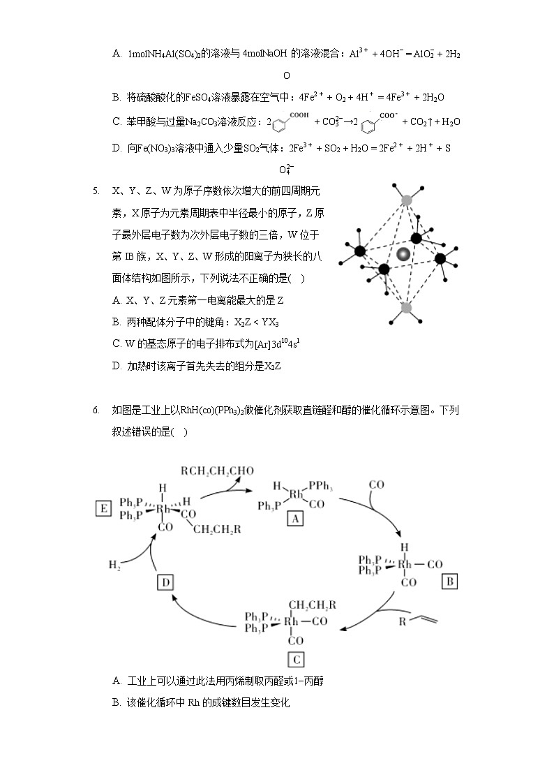 2021年湖北省黄冈市麻城实验高级中学高考化学冲刺模拟试卷（六）（含答案）02