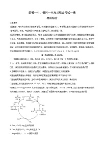 2022届云南省昆明一中、宁夏银川一中高三下学期联合一模考试理综化学试题含解析