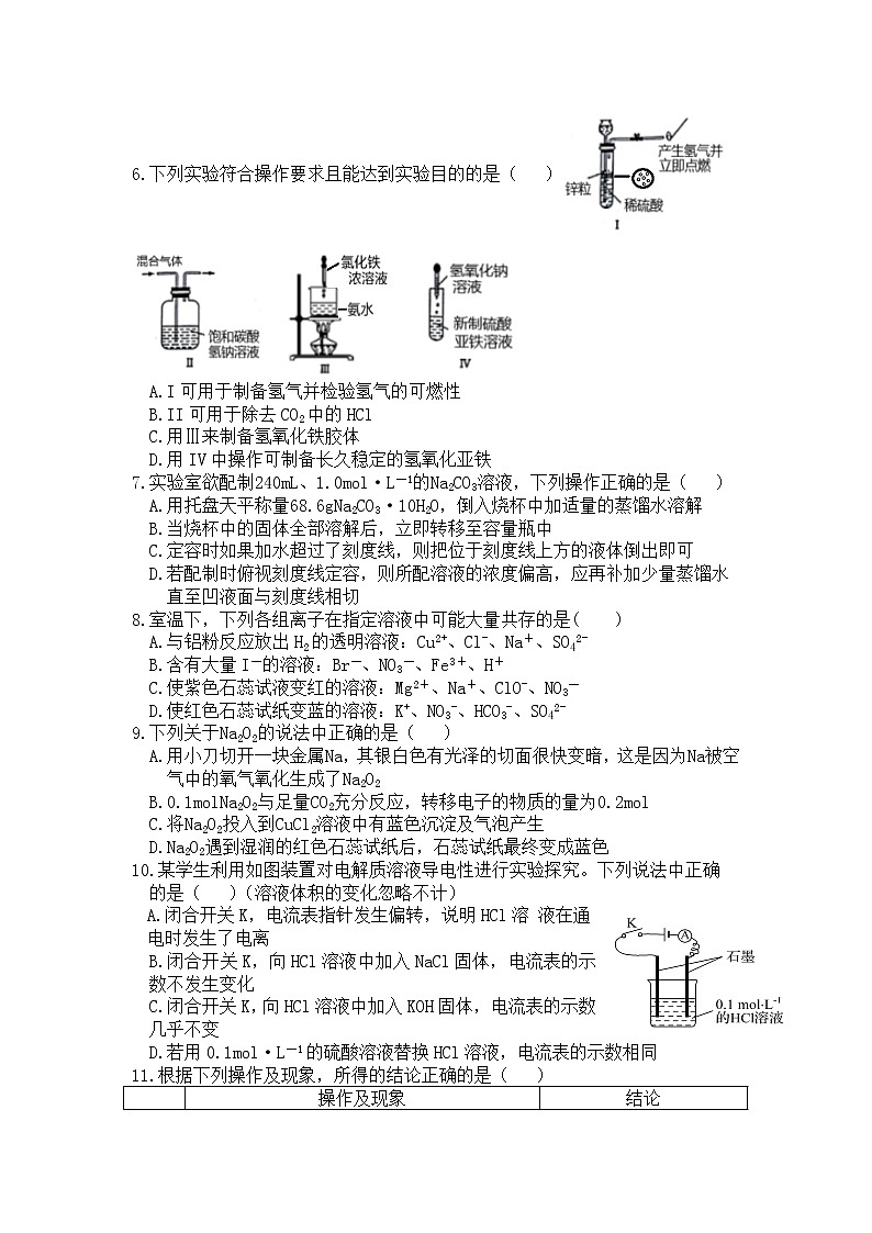 2021-2022学年辽宁省六校高一下学期期初考试化学试卷含答案第2页