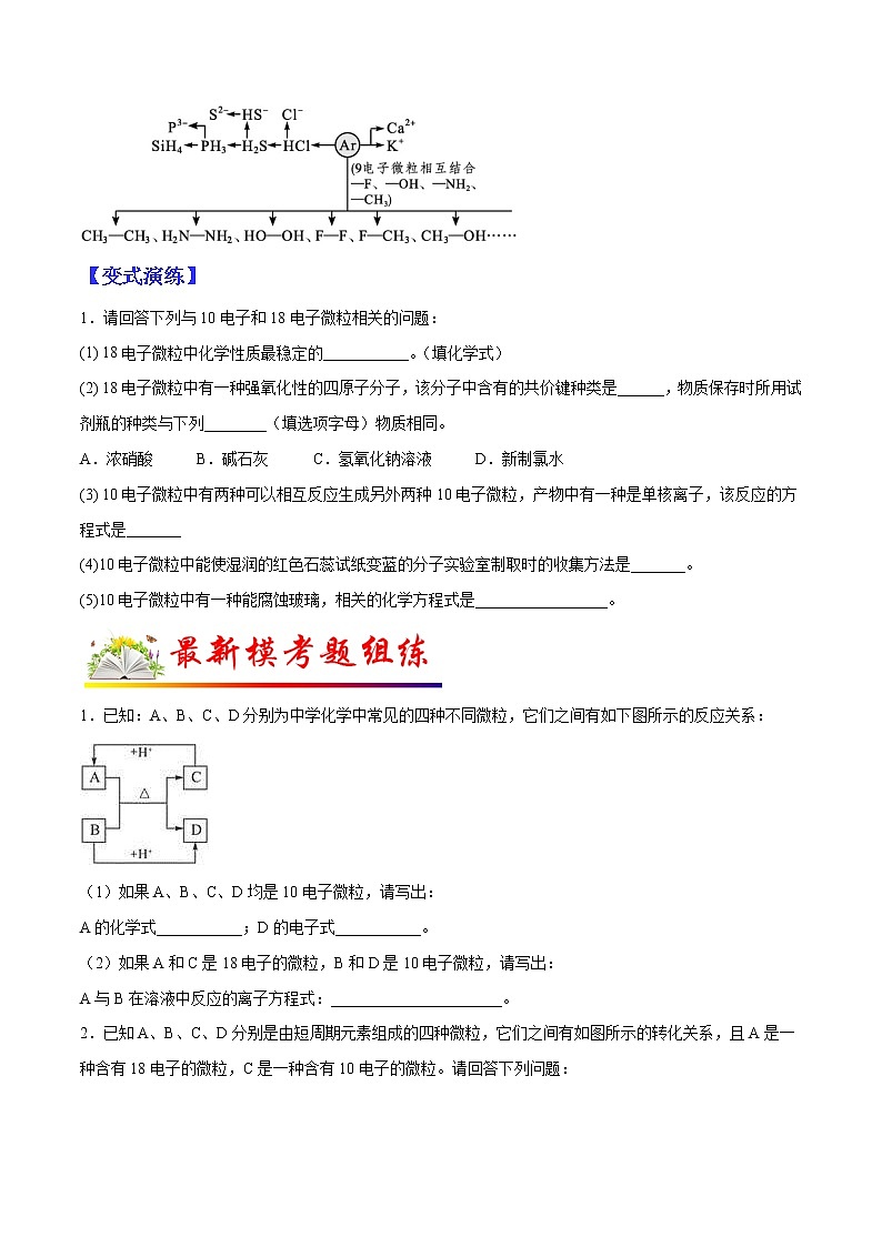 （全国通用）高考化学二轮热点题型归纳与变式演练 专题32  寻找“等电子体”思维方法及应用（解析+原卷）03