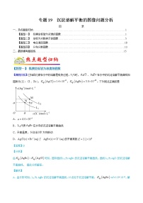 （全国通用）高考化学二轮热点题型归纳与变式演练 专题19  沉淀溶解平衡的图像问题分析（解析+原卷）学案