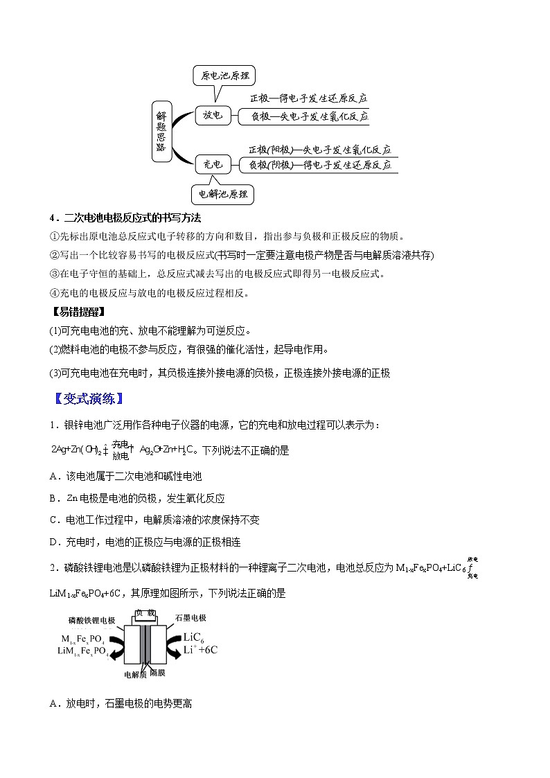 （全国通用）高考化学二轮热点题型归纳与变式演练 专题28  新型化学电源（解析+原卷）学案03