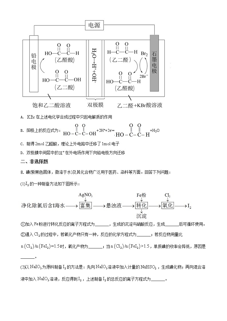 2021年高考全国甲卷化学试题（原卷版）无答案第3页