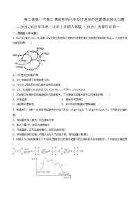 高中人教版 (2019)第一节 化学反应速率第二课时同步练习题