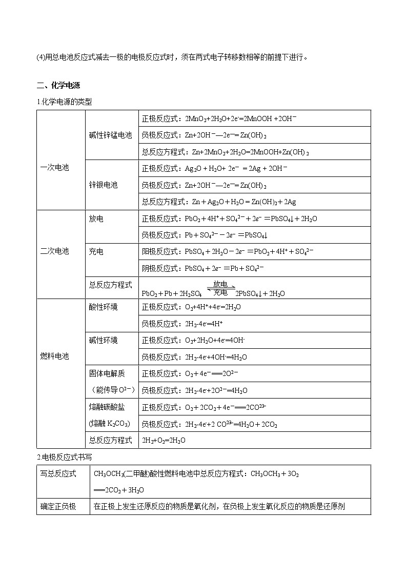 第23讲 原电池与化学电源-2022年高考化学一轮复习名师精讲练03