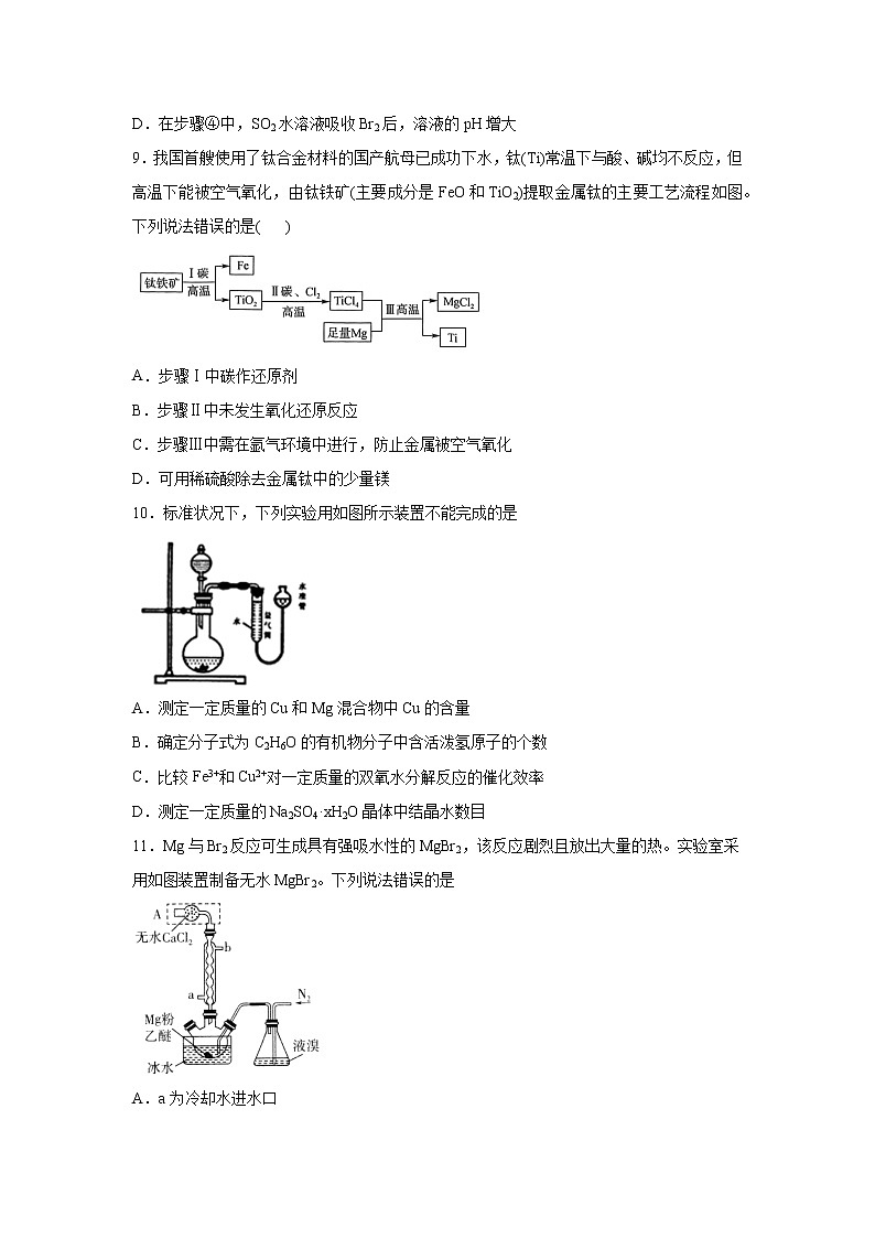 第三单元 金属及其化合物测试题-2022年高考化学一轮复习名师精讲练第3页