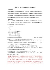 易错13 化学反应速率和化学平衡计算-备战2022年高考化学一轮复习易错题