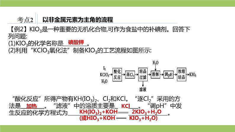 2021届高考化学三轮复习专项冲刺：化学工艺流程综合（第二课时）课件PPT06