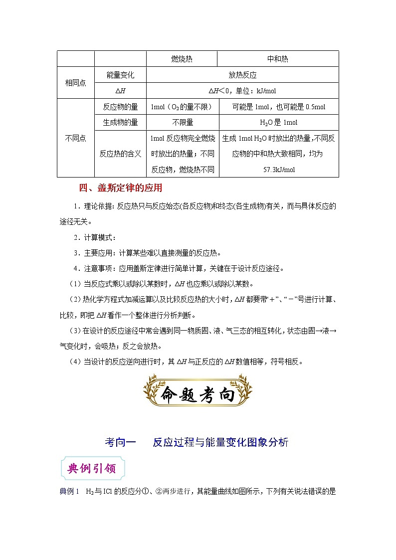 专题08 化学反应与能量（原卷版）-备战2022届高考化学二轮复习题型专练第3页