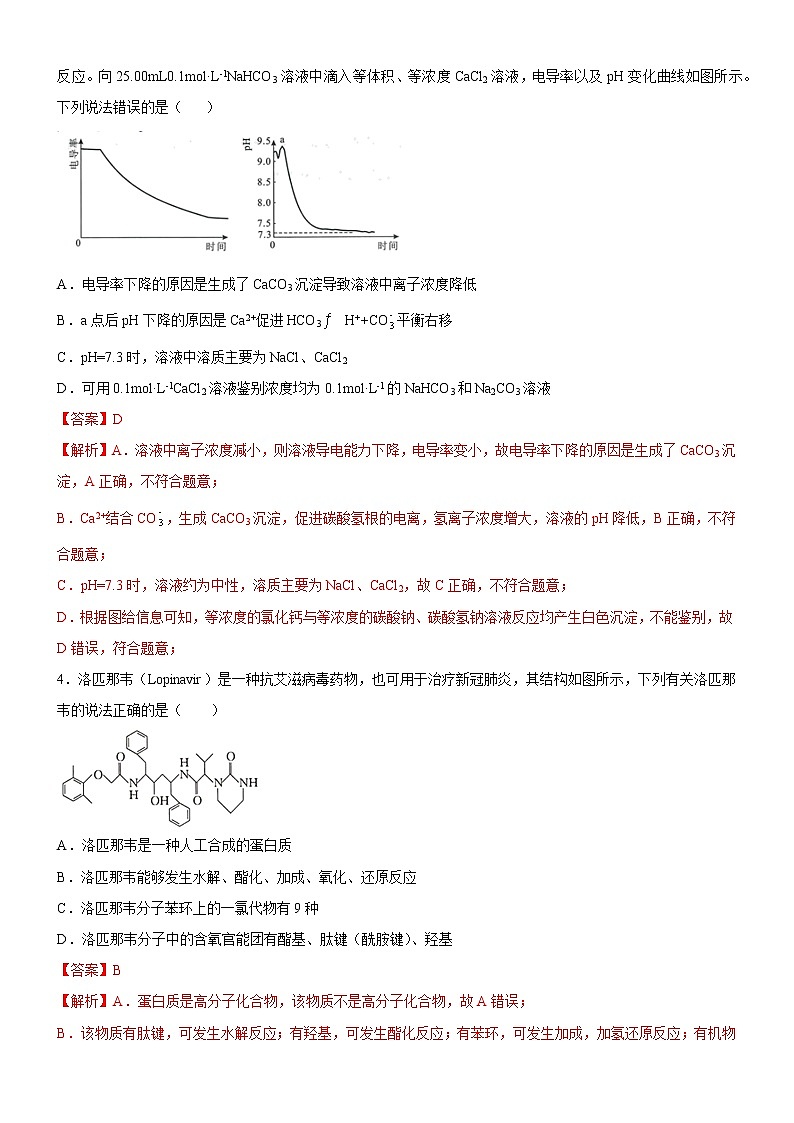 2022年新高考化学适应性考试模拟卷（山东专用）（九）（解析版）第2页