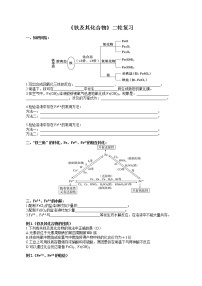 专题09 《铁及其化合物》二轮复习--2022年高考化学二轮复习专题冲刺（上海专用）