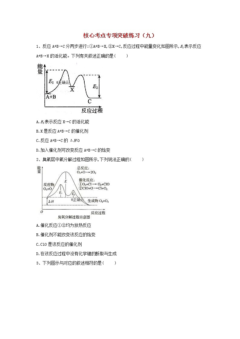 高考化学二轮复习核心考点专项突破练习09（含详解）01