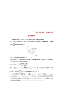 高考化学二轮复习训练题：填空逐空特训02《化学反应速率、平衡陌生图像读图》（含答案）