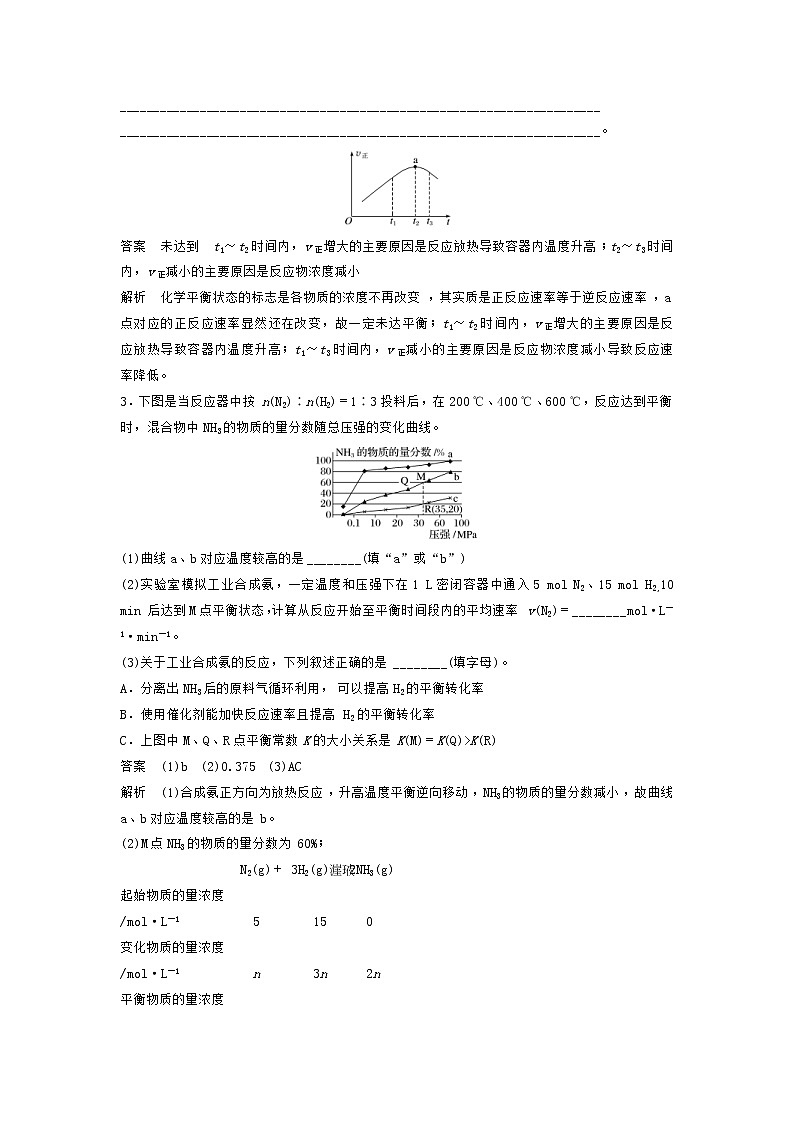 高考化学二轮复习训练题：填空逐空特训02《化学反应速率、平衡陌生图像读图》（含答案）第2页