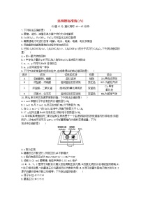 高考化学二轮复习选择题标准练习卷06（含答案详解）