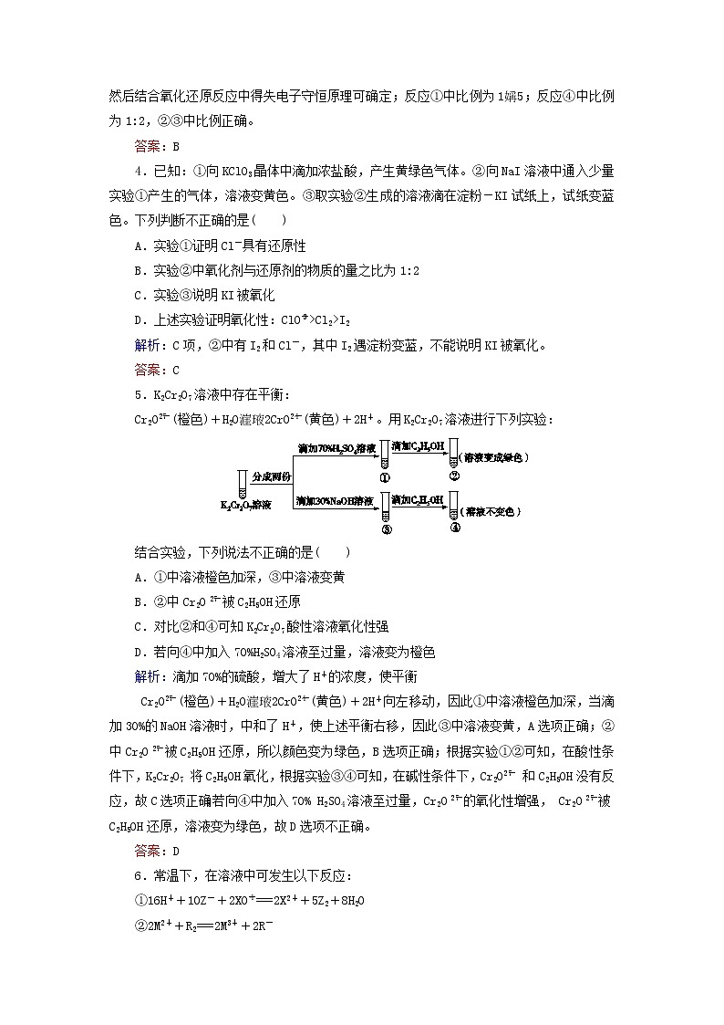 高考化学二轮复习技能强化专练03《氧化还原反应》（含详解）第2页