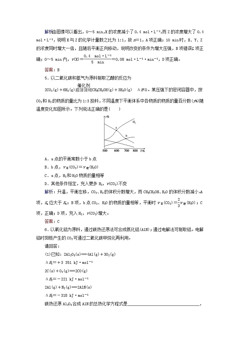 高考化学二轮复习技能强化专练08《化学反应速率和化学平衡》（含详解）03
