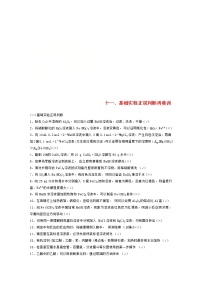 高考化学二轮复习训练题： 回扣基础11 基础实验正误判断再集训（含答案）