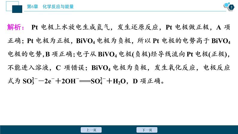 热考题型特训10　新型化学电源及其应用课件PPT03