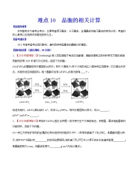 难点10 晶胞的相关计算- 高考化学专练【热点·重点·难点】