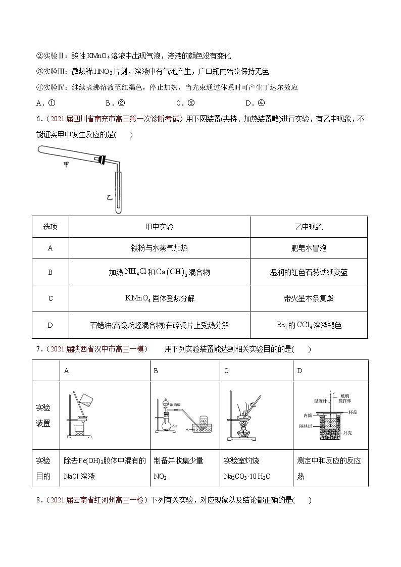 热点4 化学实验的装置与操作分析- 高考化学专练【热点·重点·难点】03
