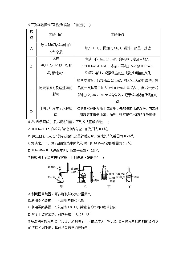 2022届新高考化学精创预测卷 湖北专版第2页