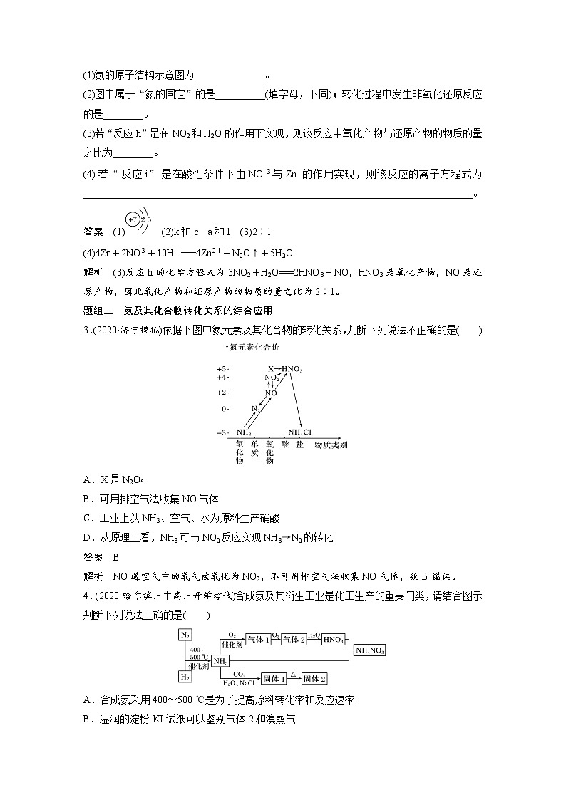 2022届高三化学一轮复习讲义：氮及其化合物的转化第3页