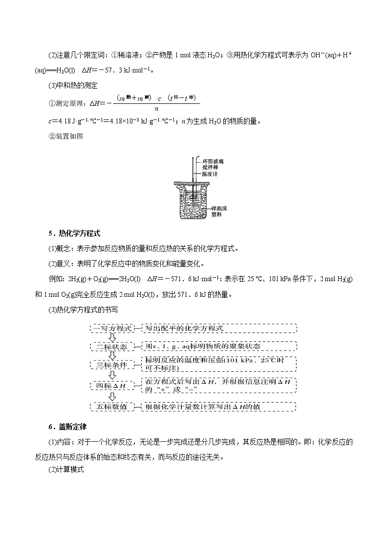2022年高考化学三轮冲刺之回归教材05  化学反应中的能量变化练习题第3页
