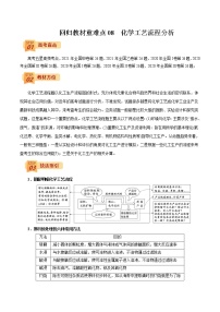 2022年高考化学三轮冲刺之回归教材08  化学工艺流程分析练习题