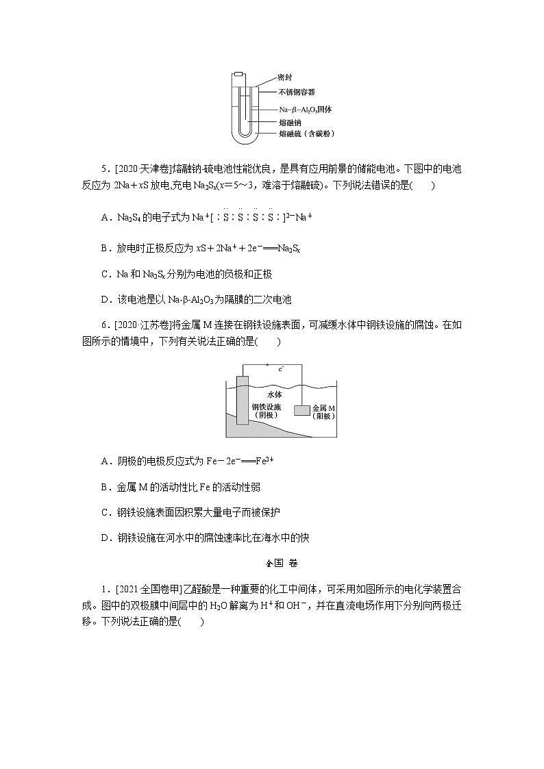 　电化学原理应用——化学电源与电解技术  2022版高考化学二轮专题冲刺指导方案03