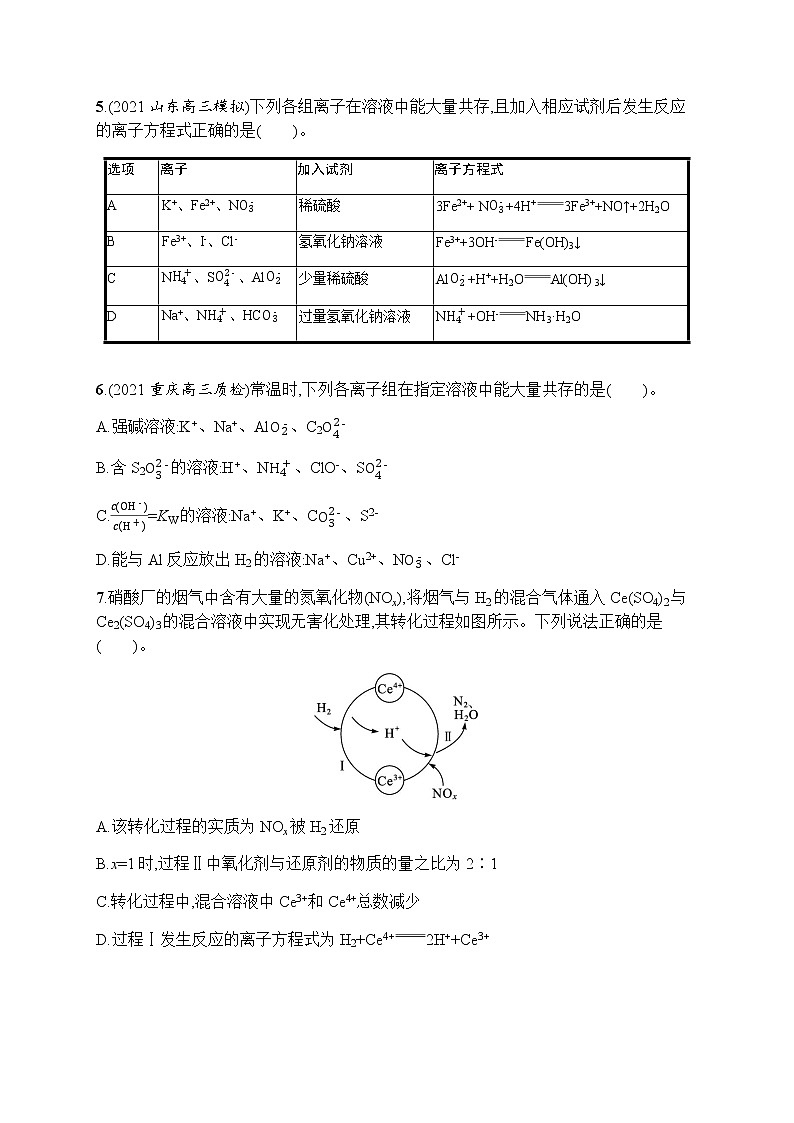 专题质检卷一　物质的组成及其变化第2页