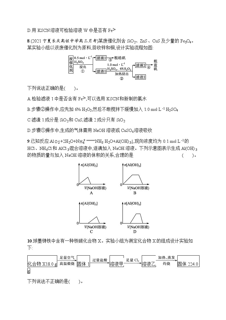 专题质检卷四　金属及其化合物第3页