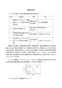 2022届高考化学二轮复习课时作业9电解质溶液含答案