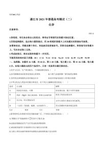 2021届广东省湛江市高三下学期4月普通高考测试（二）化学试题 PDF版