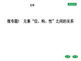 高中化学鲁科版（2019）必修2课件：第1章第1章微专题1　元素“位、构、性”之间的关系